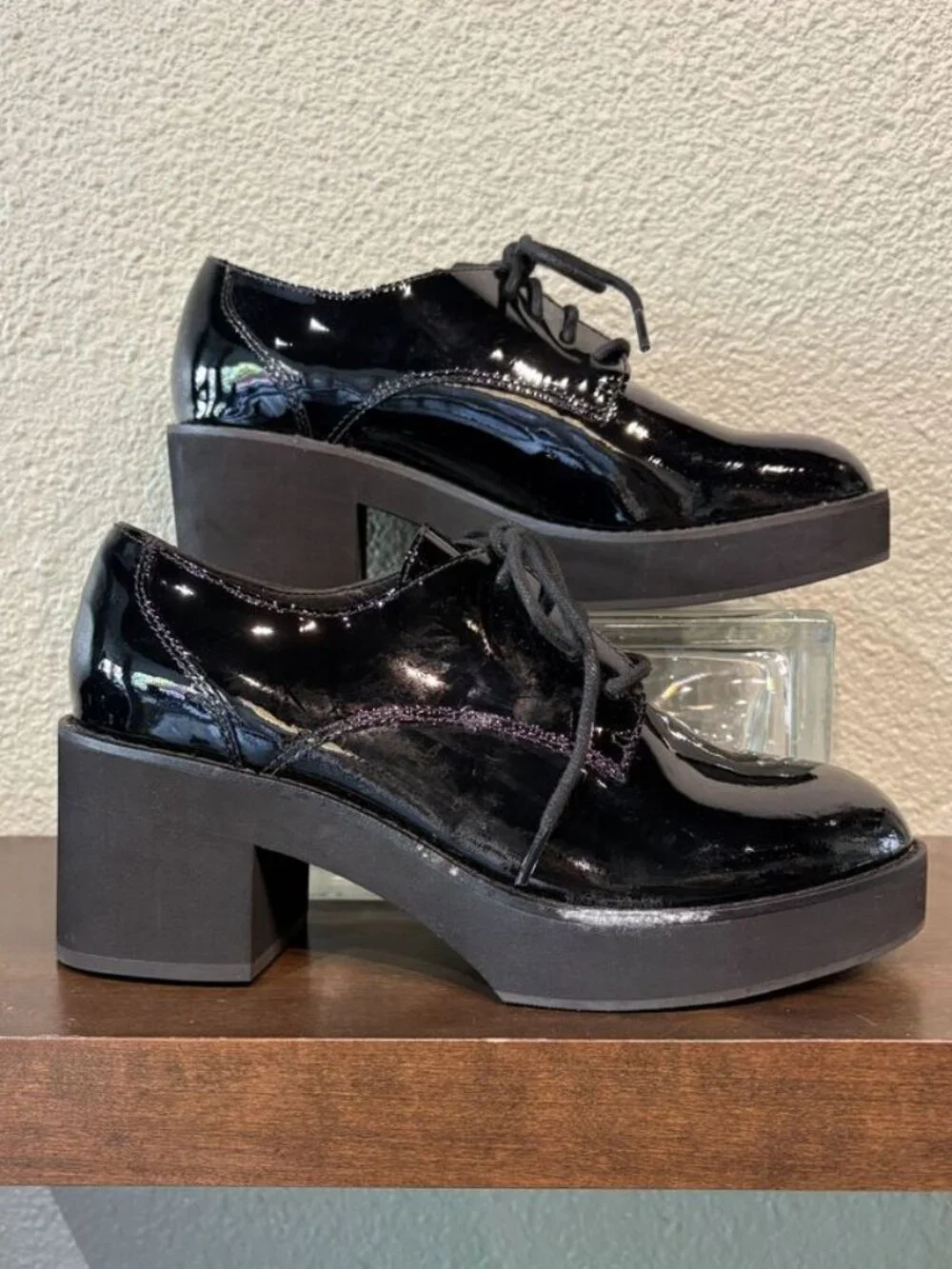 Eileen Fisher Judd Oxford Black Patent
